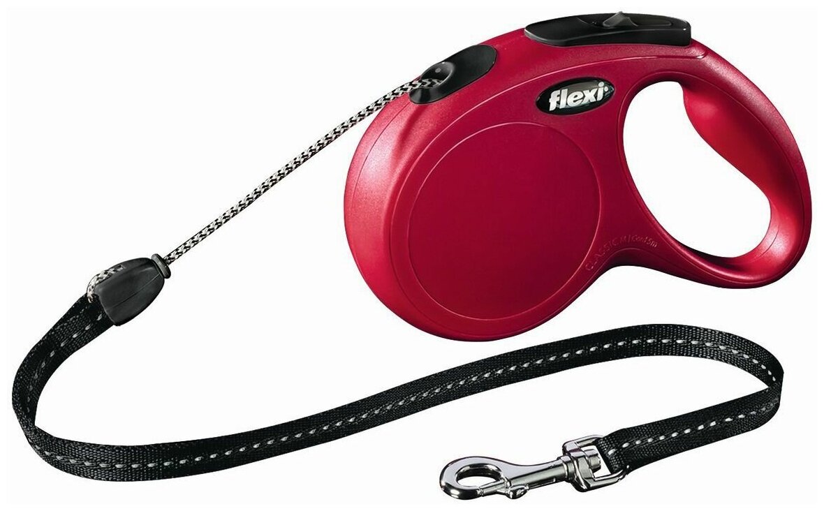 Flexi рулетка New Classic для собак до 12 кг (8 м трос) S, Красный