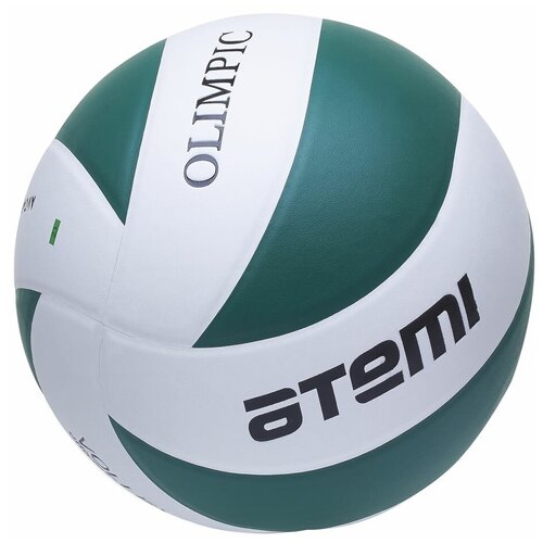 фото Волейбольный мяч atemi olimpic зелено-белый