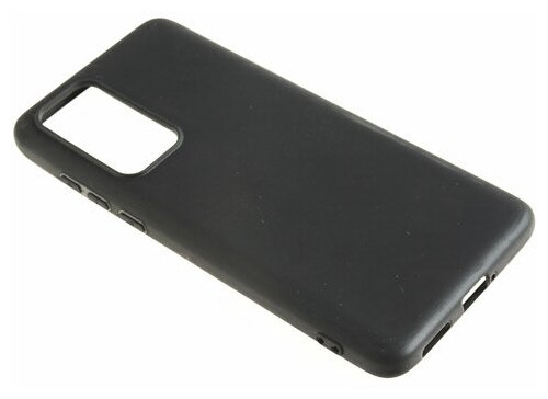 Силиконовый чехол TPU Case матовый для Huawei P40 черный