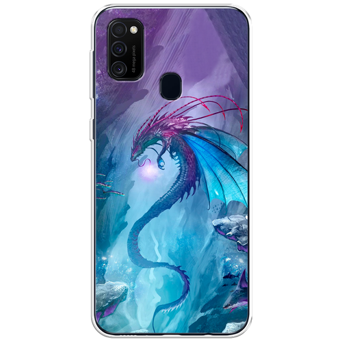 Силиконовый чехол на Samsung Galaxy M30s / Самсунг Гэлакси M30s Водный дракон