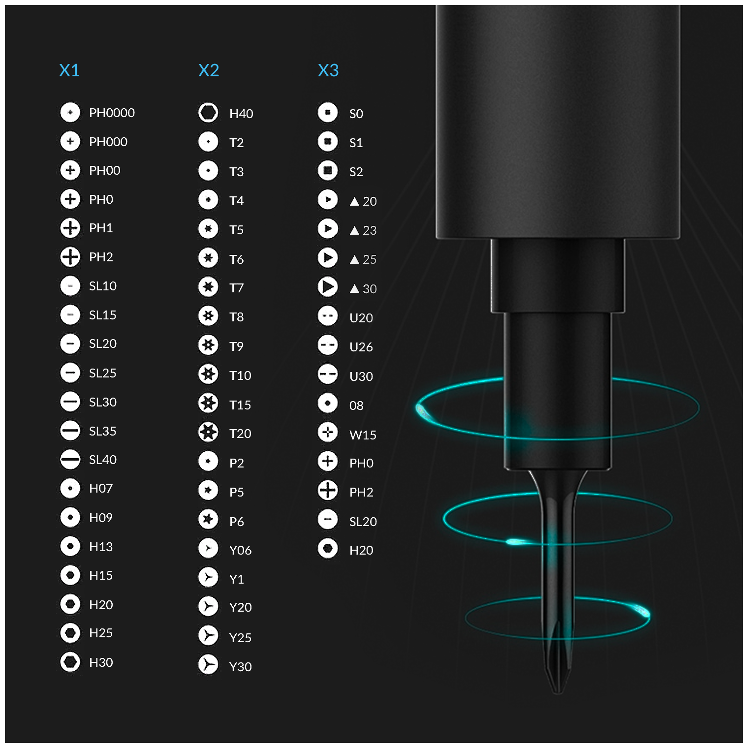 Отвертка Xiaomi Wowstick 1F+