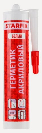 Изображение товара Герметик акриловый STARFIX белый 300 мл (SM-63059-1)