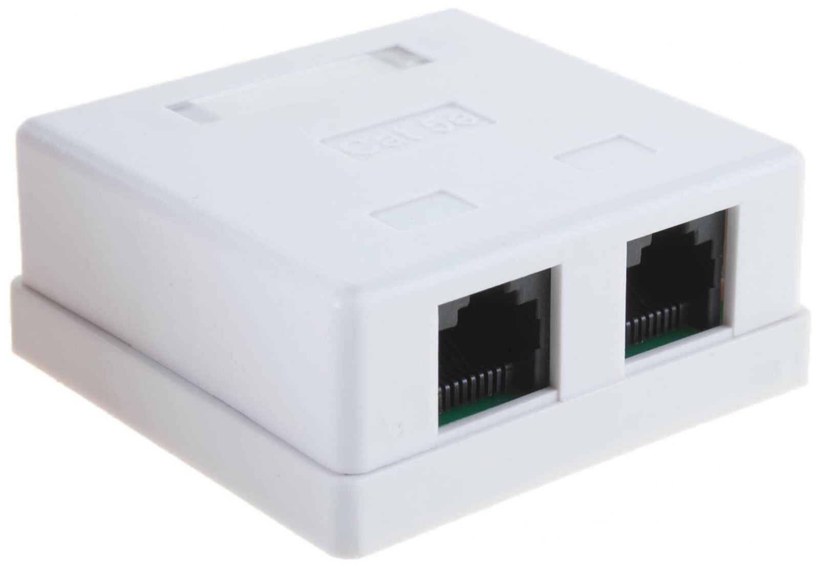 Розетка Cablexpert NA214 RJ-45 кат.5e внешняя 2 порта - фотография № 6