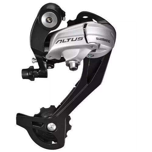 Переключатель задний Shimano Altus RD-M370, серебристый, ERDM370SGSS переключатель задний shimano altus m370 sgs 9 скоростей erdm370sgss серебристый