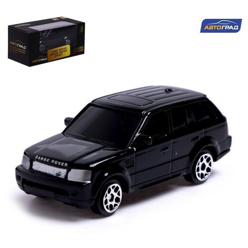 Машина металлическая LAND ROVER RANGE ROVER SPORT, 1:64, цвет чёрный машина металлическая land rover range rover sport 1 64 цвет чёрный