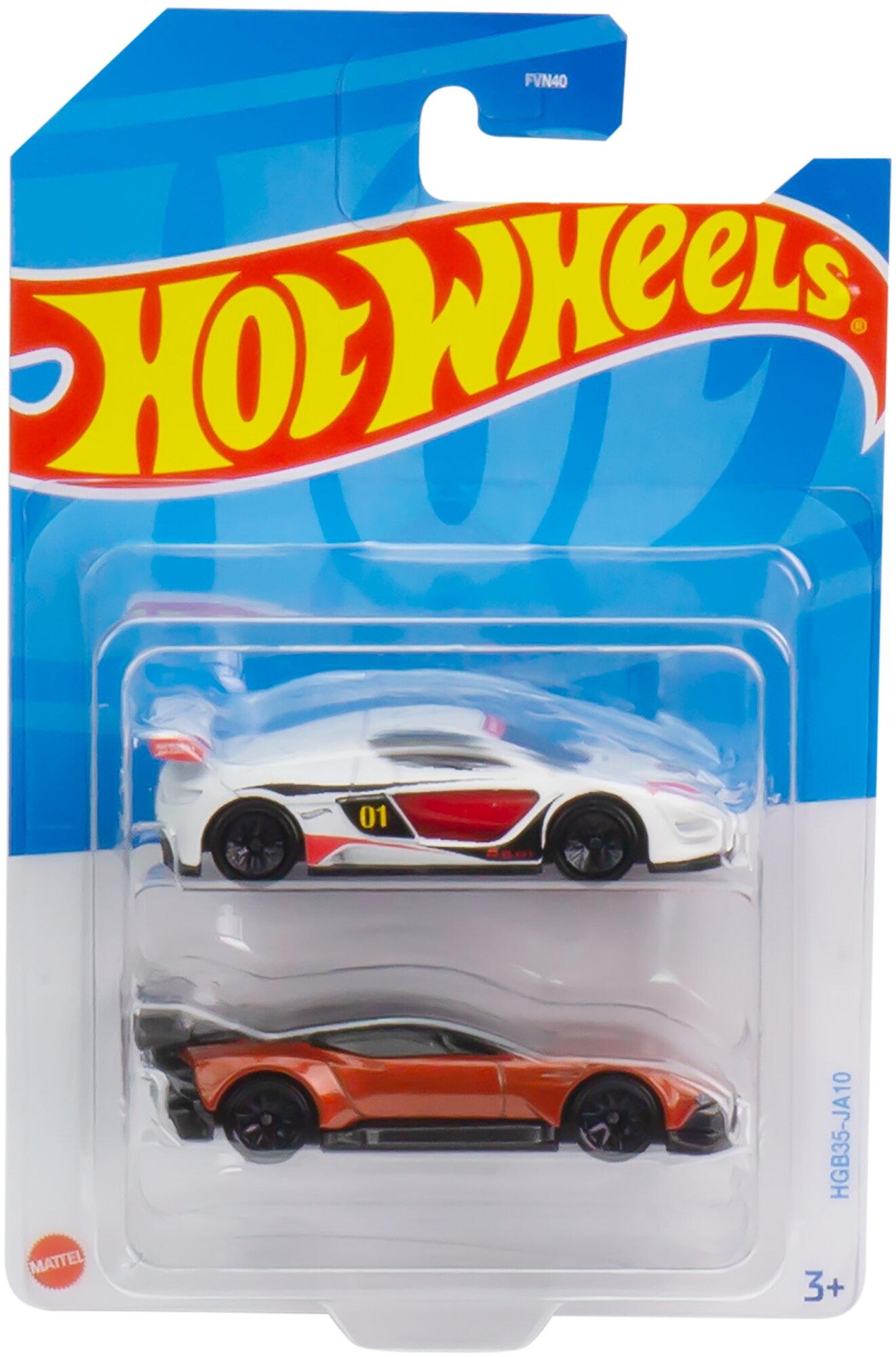 Hot Wheels Набор базовых коллекционных машинок 2 шт FVN40/HGB35