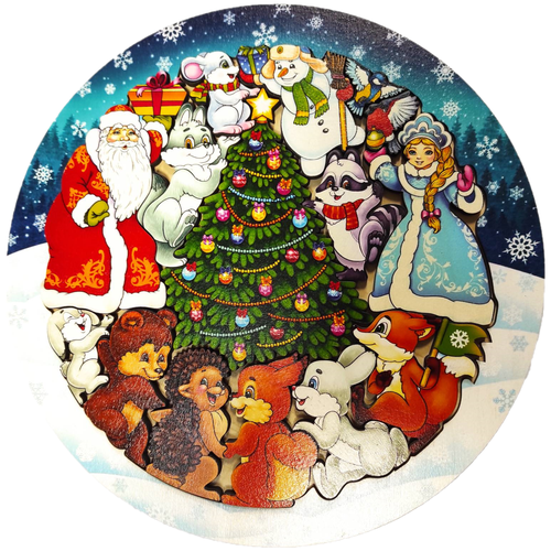 Зоопазл «Новогодняя сказка» 15 деталей зоопазл новогодняя сказка 15 деталей