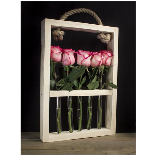 Ваза подарочная для цветов и сухоцветов