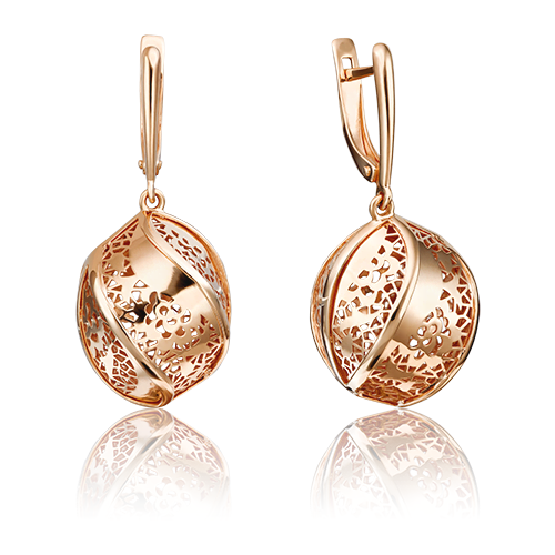 Серьги PLATINA из золота 585 пробы