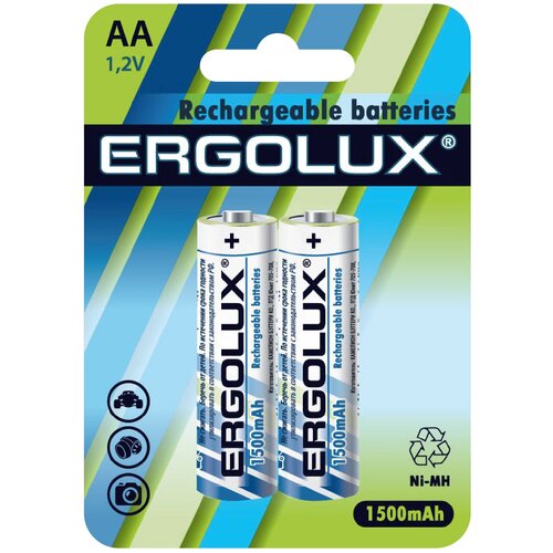 Аккумулятор Ergolux AA-1500mAh Ni-Mh BL-2