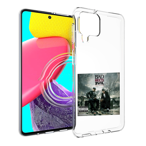 Чехол MyPads Eminem BAD MEETS EVIL – HELL THE SEQUEL для Samsung Galaxy M53 (SM-M536) задняя-панель-накладка-бампер чехол mypads eminem bad meets evil – hell the sequel для samsung galaxy s23 задняя панель накладка бампер