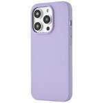 Чехол защитный uBear Touch Case для iPhone 14 Pro, силикон, софт-тач, фиолетовый - изображение