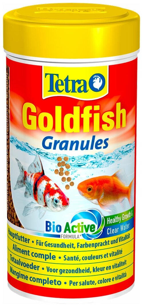 TETRA GOLDFISH GRANULES корм гранулы для золотых рыбок и других холодноводных рыб (1 л) - фотография № 5