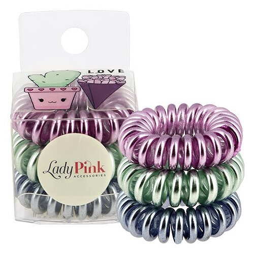 Набор резинок LADY PINK BASIC SLINKY box 3 шт