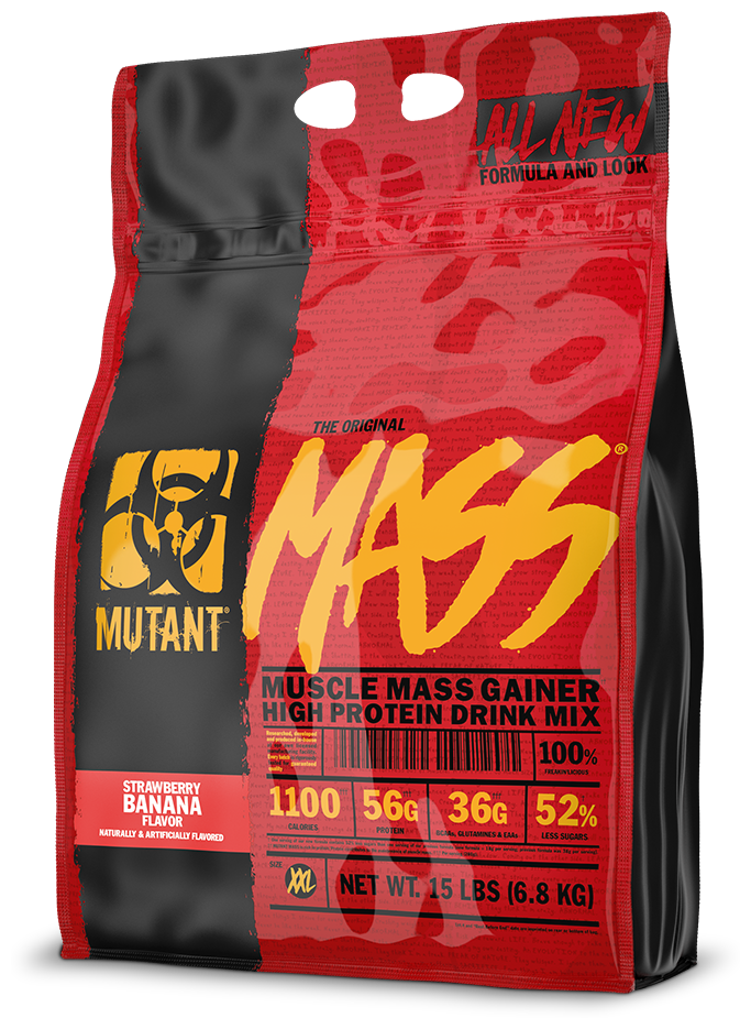 MUTANT Mass 15lb (6,8 кг) (Strawberry banana flavour)
