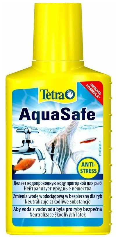 Кондиционер Tetra AquaSafe для подготовки воды аквариума