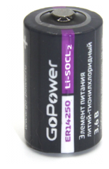 Батарейка GoPower 14250 1/2AA PC1 Li-SOCl2 3.6V