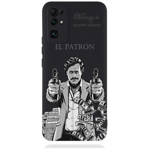 черный силиконовый чехол для honor x8 el patron pablo escobar пабло эскобар для хонор х8 Черный силиконовый чехол для Honor 30 El Patron Pablo Escobar Пабло Эскобар для Хонор 30