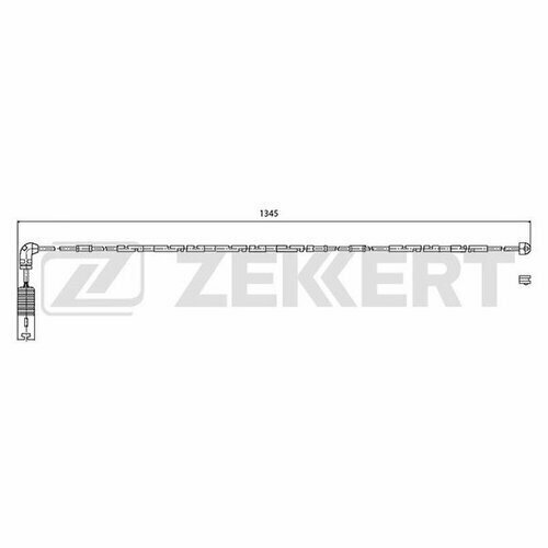 Датчик износа тормозных колодок ZEKKERT BS8024 для BMW 3 серия E46