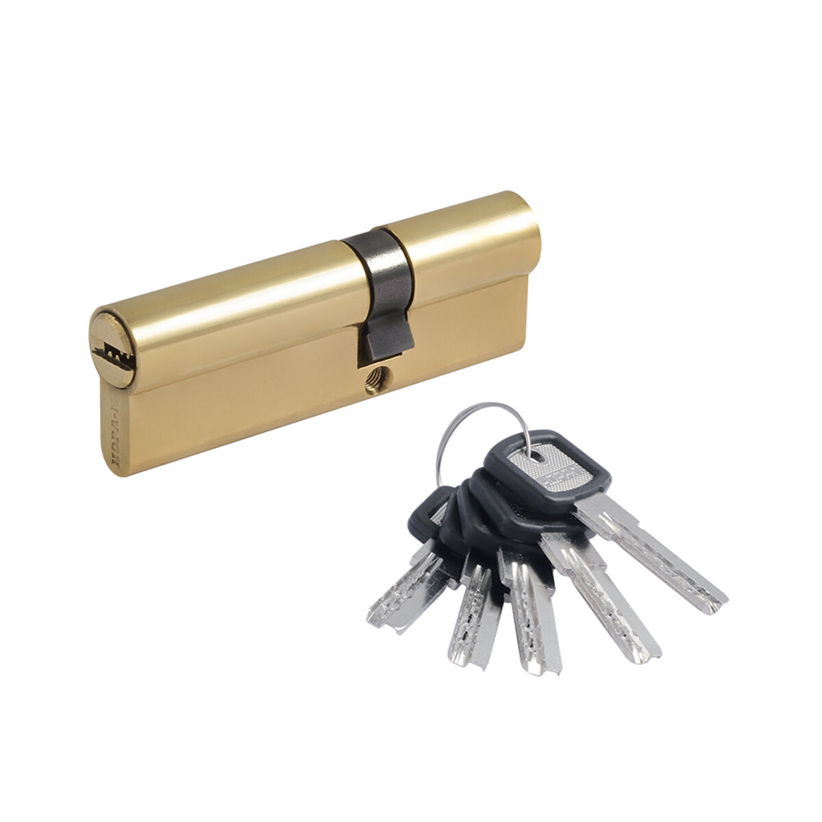 Цилиндровый механизм Нора-М ЛПУ-90 (55-35), ключ/ключ, золото