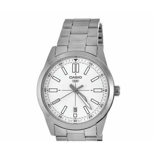 Наручные часы CASIO Collection, серебряный, белый casio men s stainless steel analog watch mtp vd02d 7eudf