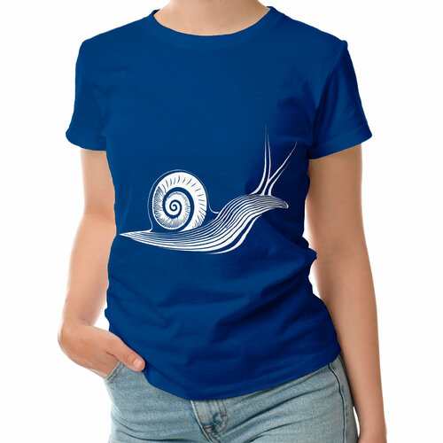 фото Футболка roly, размер l, синий