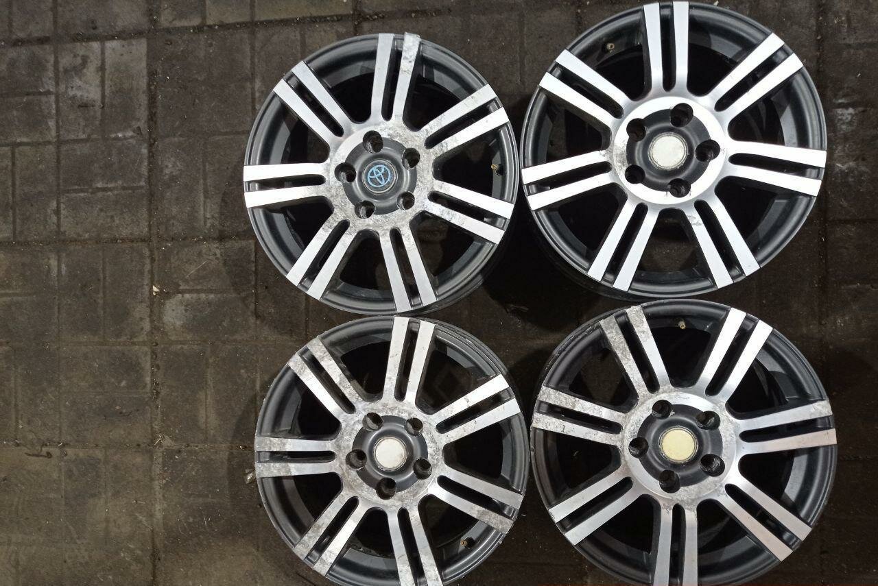 Колесные диски Replica 6.5xR16/5x114.3 60.1 Антрацитовый с полированной лицевой поверхностью (Реплика)