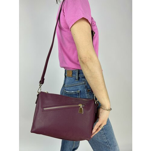 фото Сумка багет kongunla, бордовый