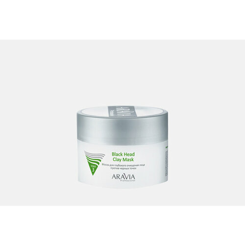 Маска для глубокого очищения лица против черных точек Black Head Clay Mask 150 мл маска aravia п черных точек д глубокого очищения лица 150 мл