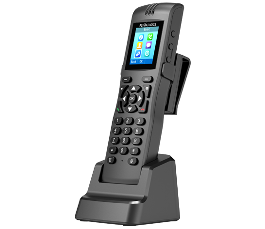 IP-телефон FLYINGVOICE FIP16Plus, 2 SIP аккаунта, цветной дисплей 1,8 дюйма, конференция на 6 абонентов, поддержка EHS и Wi-Fi. — фото 2