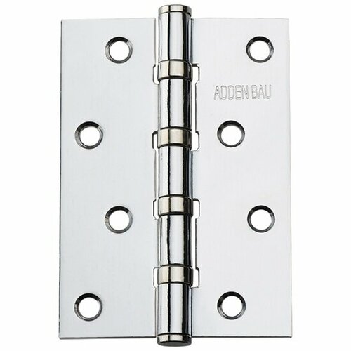 Петли дверные универсальные Adden Bau 100X70X2.5 4BB POLISH CHROME, Хром, б/короны, 1шт