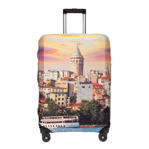 Чехол для чемодана Gianni Conti, размер M, мультиколор чехол для чемодана комбинированный gianni conti 9016 l travel jujube