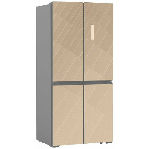 Многокамерный холодильник Ginzzu NFK-575 шампань холодильник ginzzu nfk 575 gold glass