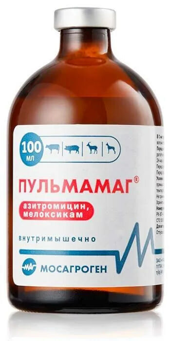 Изображение Пульмамаг, суспензия для инъекций, 100 мл