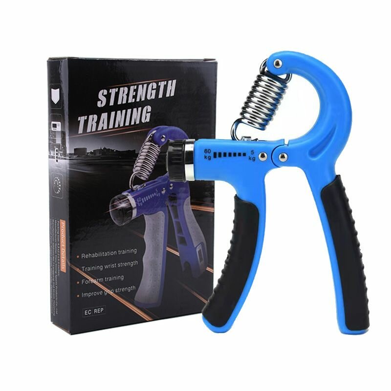 Эспандер STRNGTH TRAINING от 5 до 60 кг, для укрепления кистей, синий