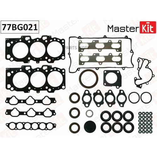 фото 77bg021 masterkit полный комплект прокладок двс hyundai/kia h100, h1 g6ba 2.5d 01-