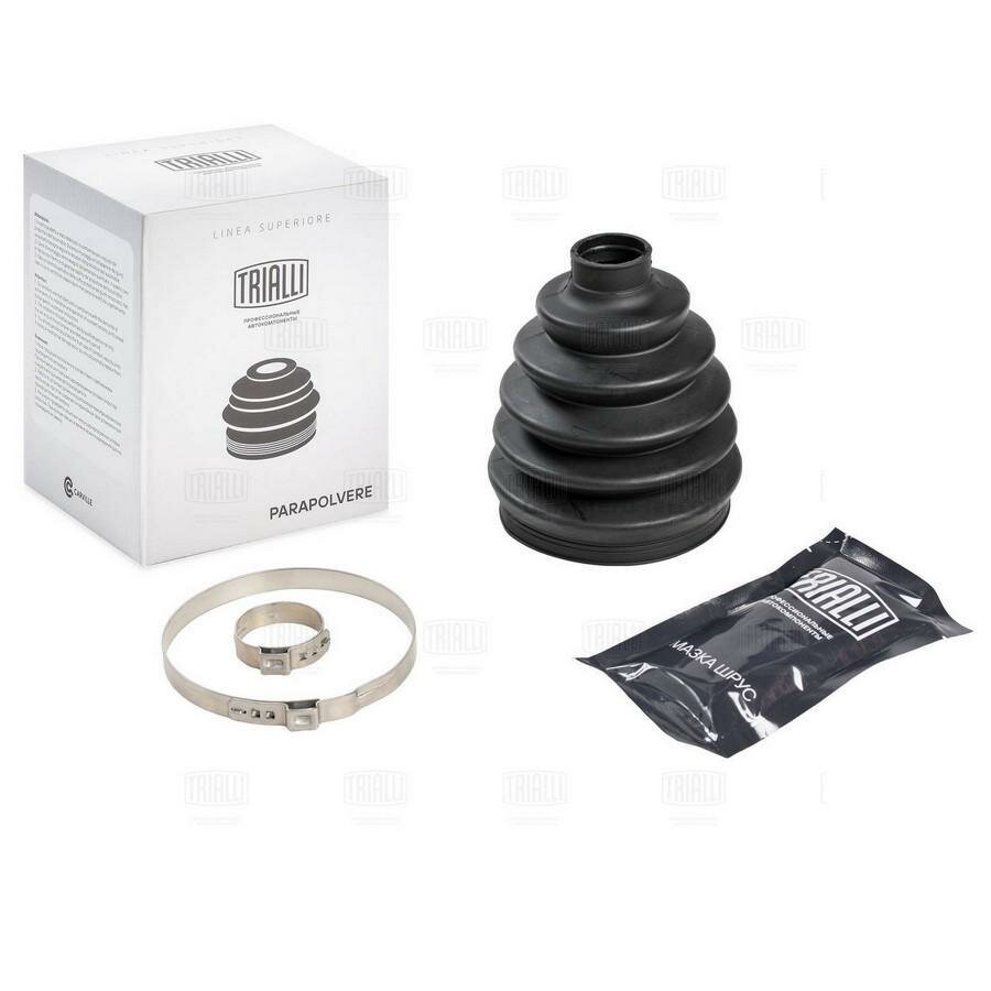 TRIALLI FG1024 Пыльник шруса Volvo S80 II (06-) (наруж. перед. компл: хомуты/смазка) (TPEE) (FG 1024)