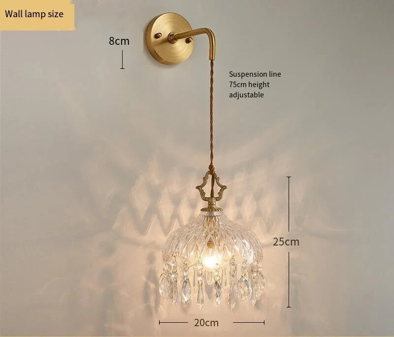 Подвесной светильник YEBMLP золотой Wall light Big Тёплый белый