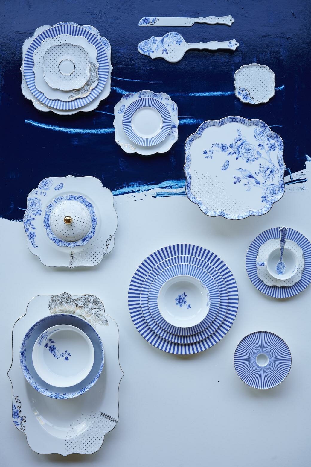 Набор из 2-х тарелок Pip Studio Royal White, д. 23,5 см, 51.001.134 - фото №5