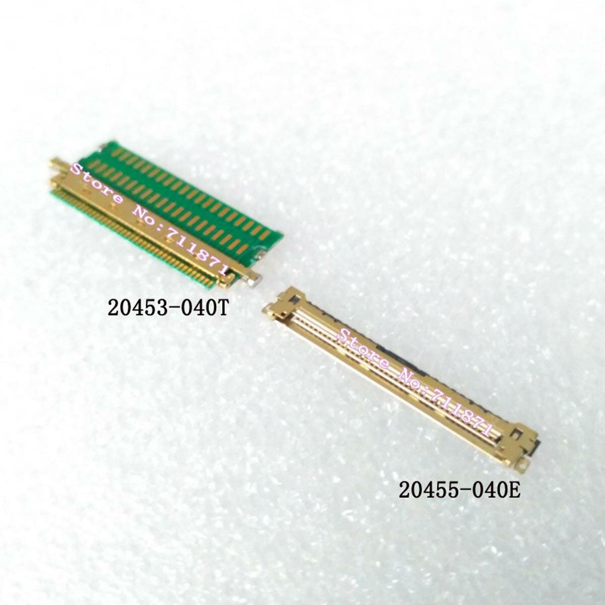 0,5 шаг 40Pin I-PEX 20455-040E 20453-040T адаптер разъем 40P EDP адаптер разъем 40P экранированный кабель сварной разъем