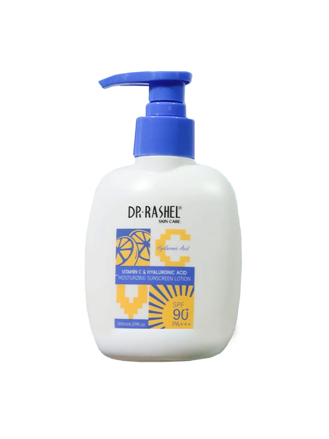 Солнцезащитный лосьон Dr. Rashel Vitamin C & Hyaluronic, SPF 90, 180 мл