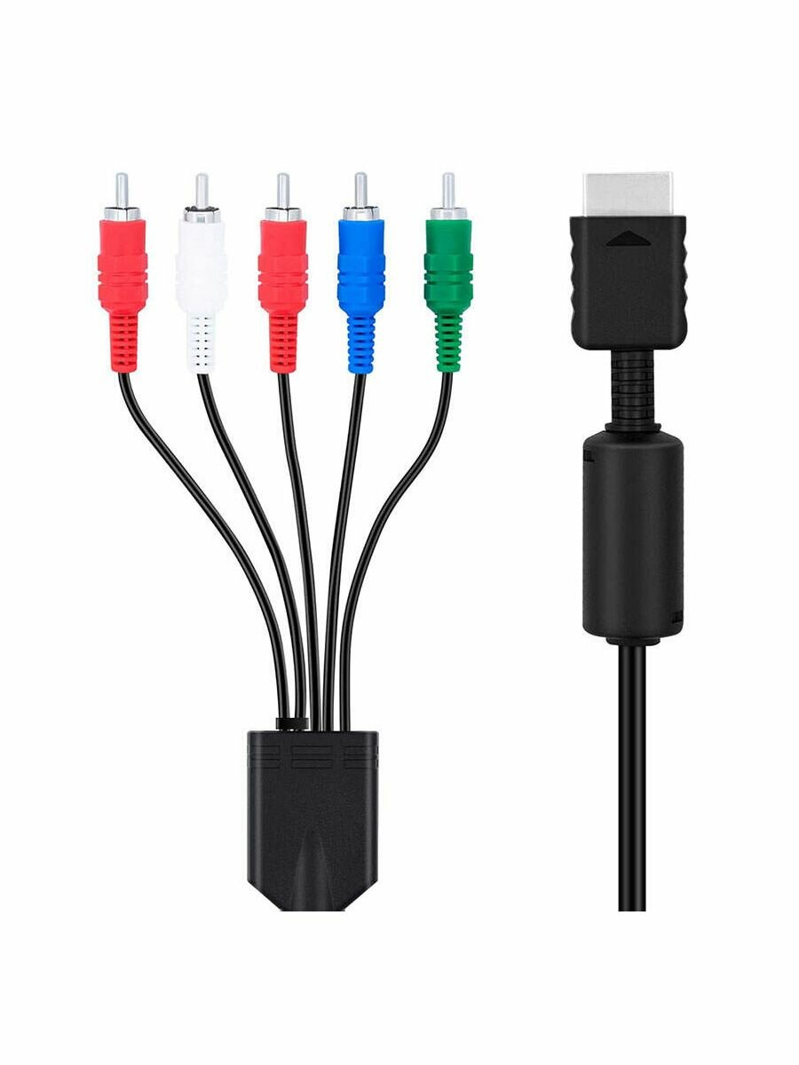 Компонентный AV кабель для подключения PS3 / PS2 к ТВ (1.8м)