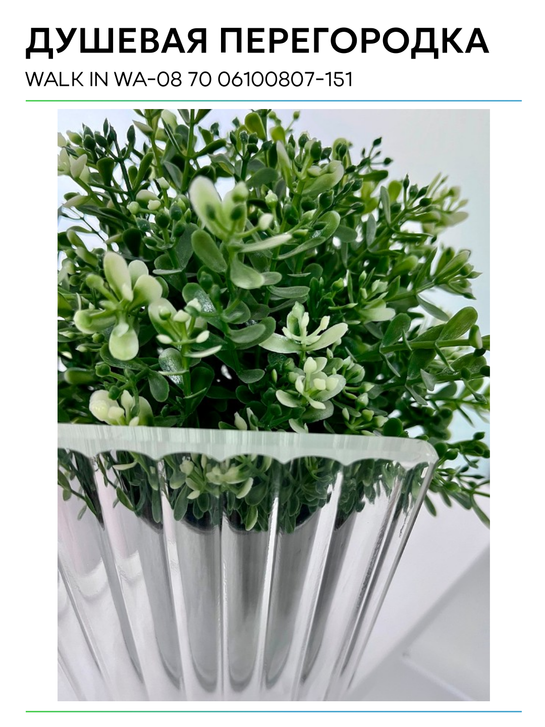 Перегородка для душа RGW WA-08 (700) - фото №11