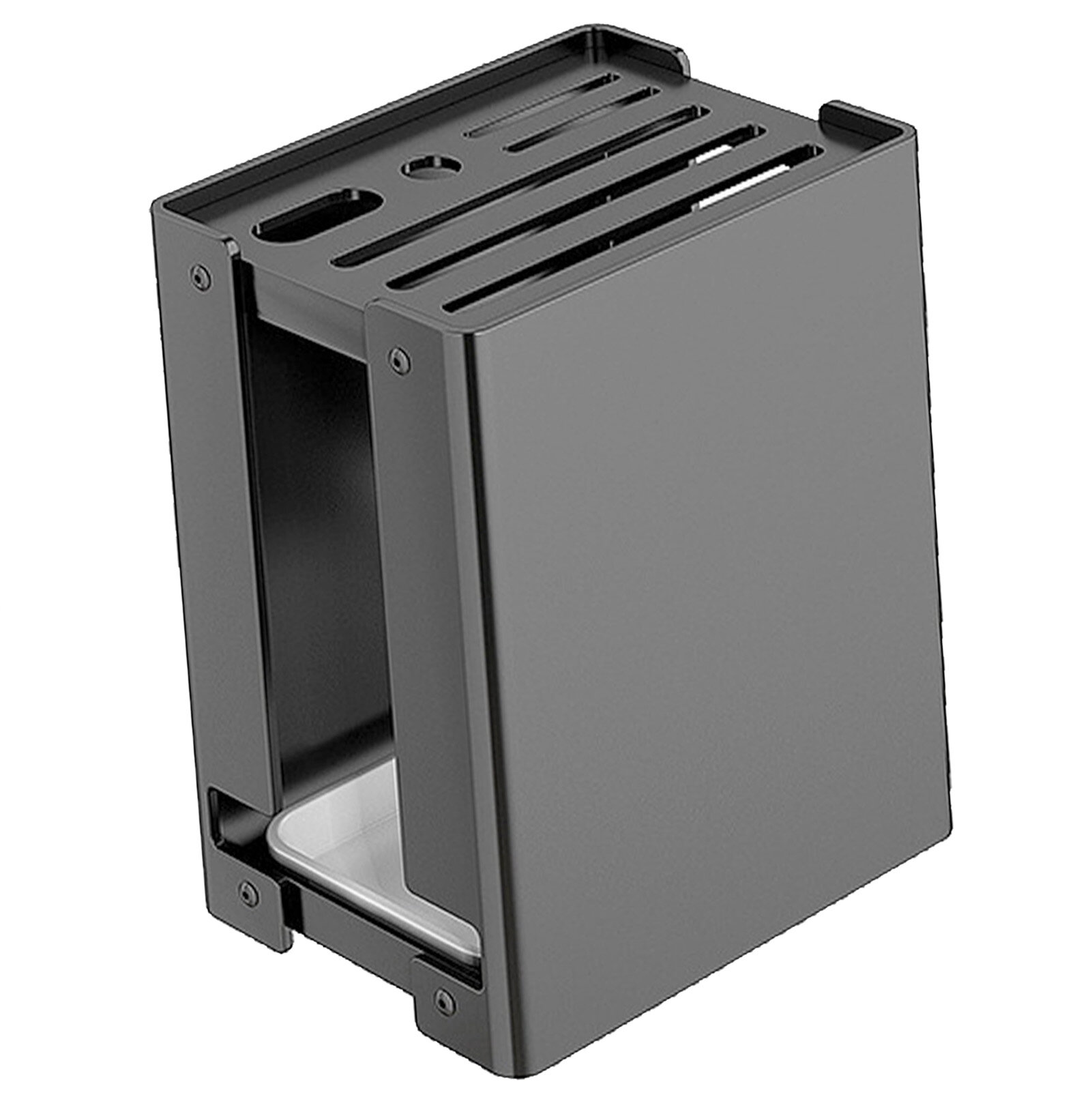 Изображение Домашняя кухня многофункциональная ножа магнитная дренаж вертикальная стойка все в одной стойке для хранения ножей