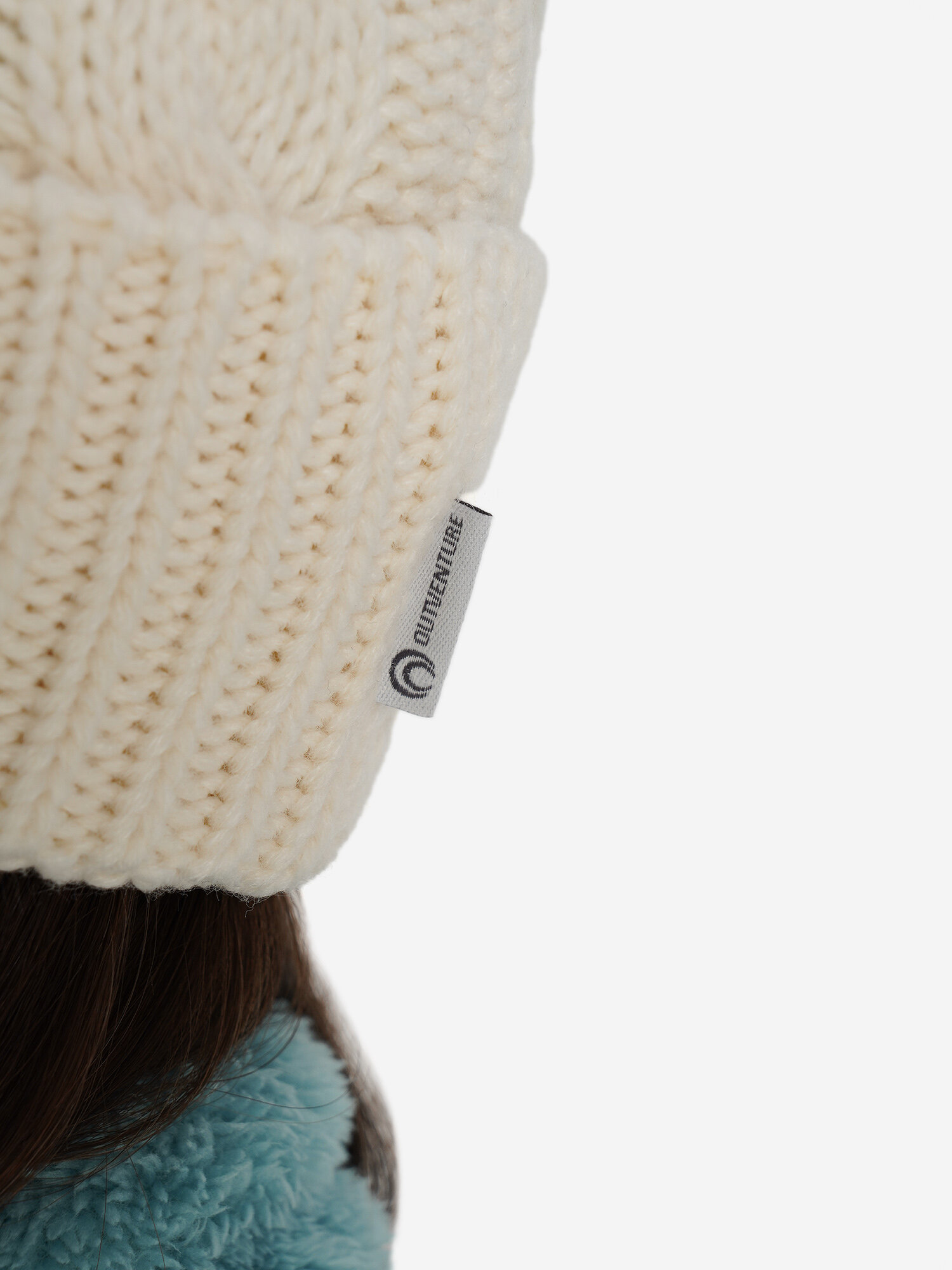 Шапка OUTVENTURE для девочек, размер 54, кремовый — фото 1