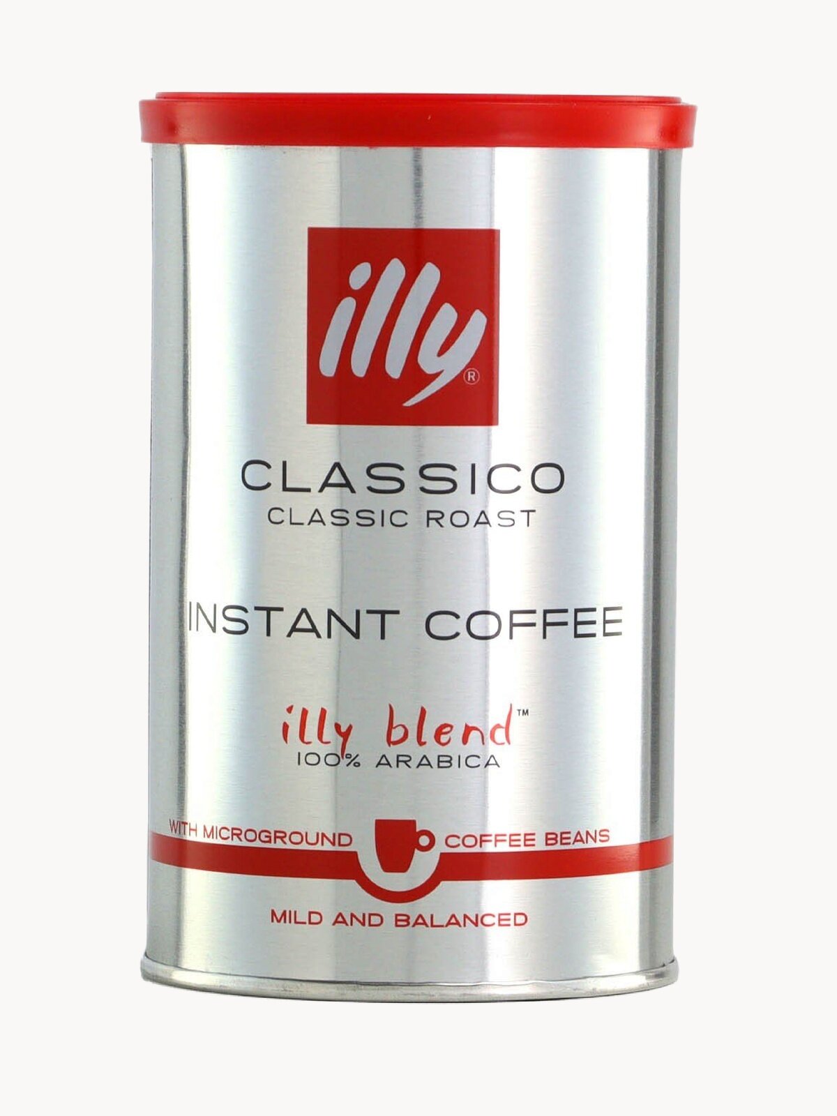 Кофе растворимый illy Classico, сублимированный, с добавлением молотого, банка 95 г (арабика 100%)