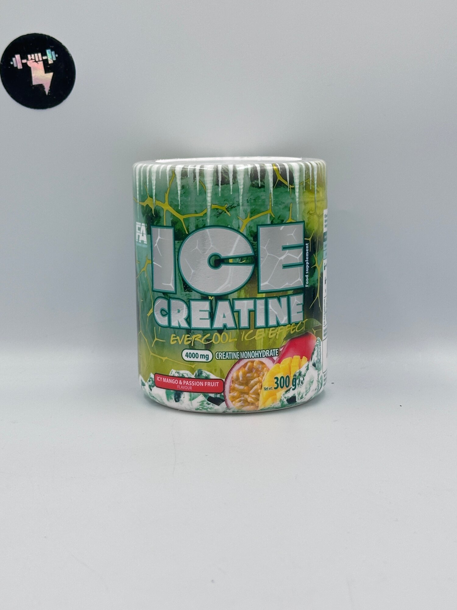 ICE Creatine Monohydrate 300 g вкус Ice mango Fruit , ИСЕ Креатине Фуруктовий 4000 mg