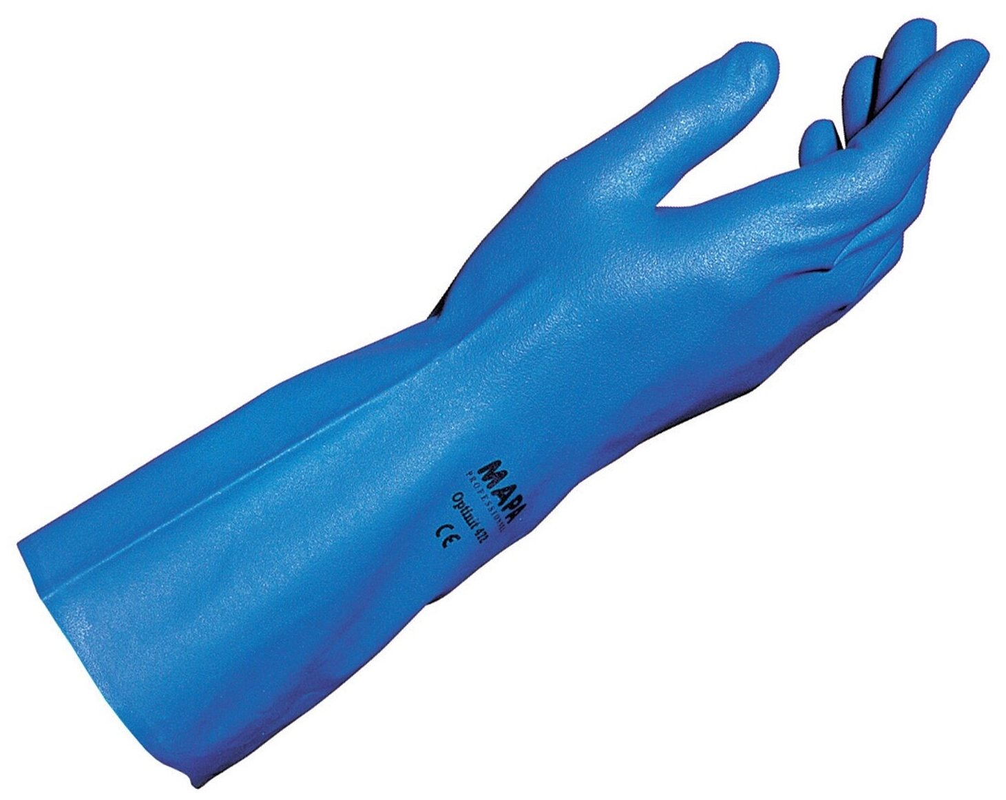 Перчатки нитриловые Mapa Professionnel Optinit, 10 пар, размер 9, L, синие (Ultranitril 472) - фотография № 13