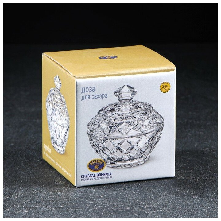 Сахарница Bohemia 10 см Crystal bohemia as - фото №6