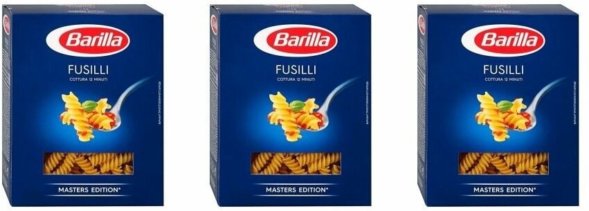 Макаронные изделия Fusilli Фузилли, 450 г, 3 шт